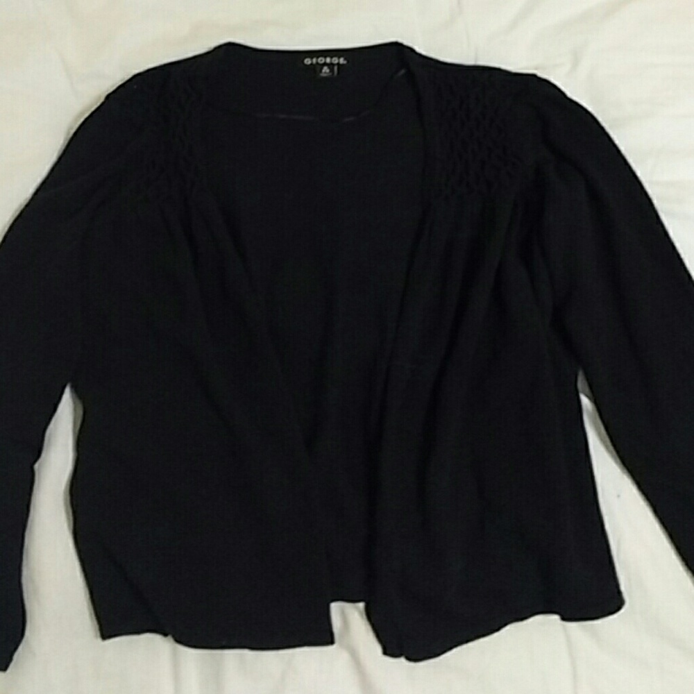 Black cardigan
